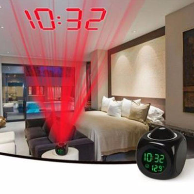 LED Projector Alarm Clock