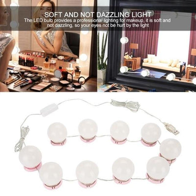 Makeup Mirror Vanity LED Light Bulbs Kit (USB)