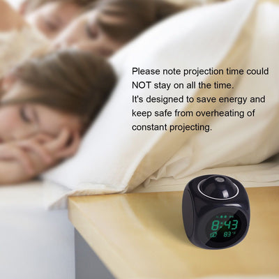 LED Projector Alarm Clock